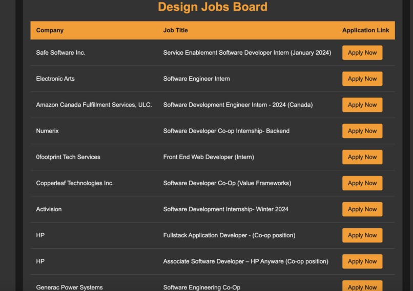 JobHub – screenshot 1