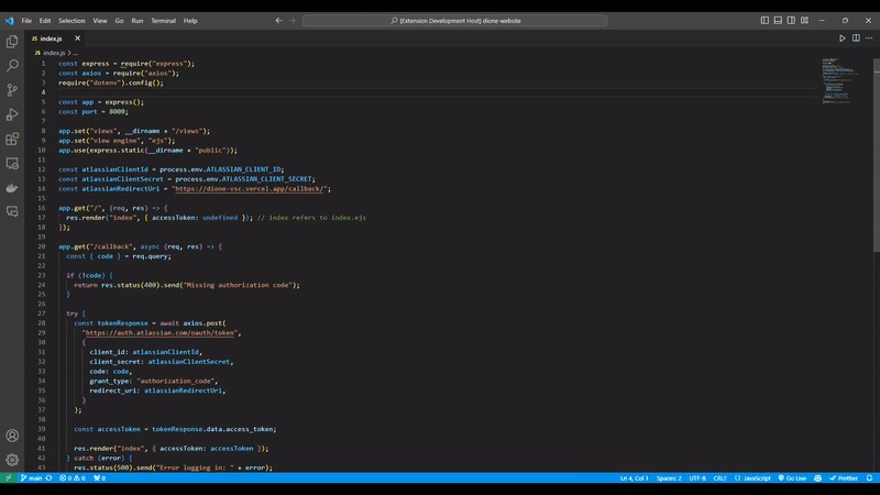 Dione – screenshot 2