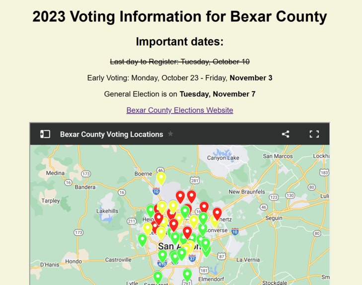 Bexar County Voting Info – screenshot 1