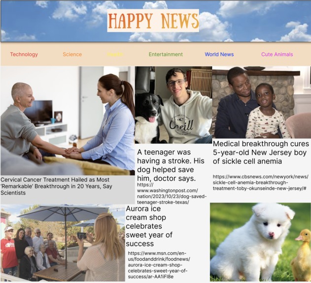 Happy News – screenshot 1