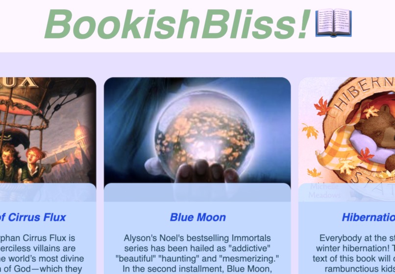 BookishBliss~ – screenshot 1