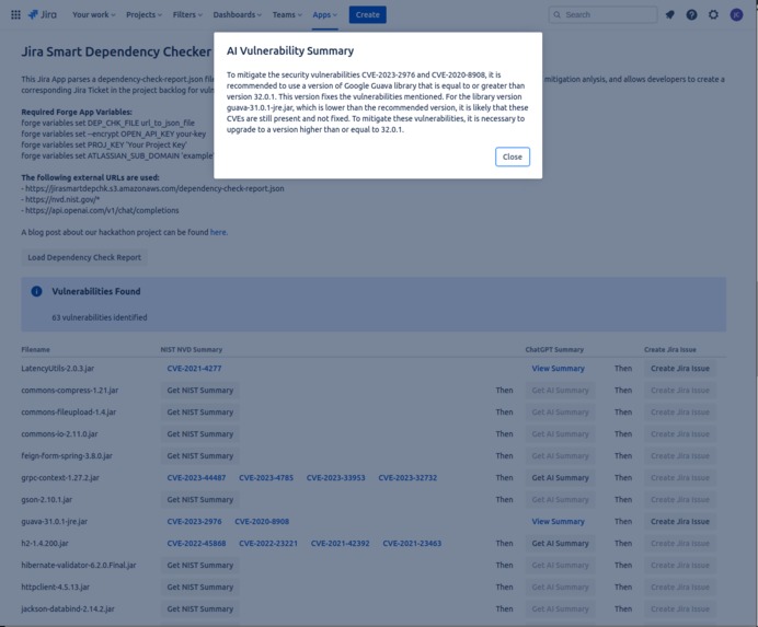 Jira Smart Dependency Checker v0.4.3 – screenshot 1