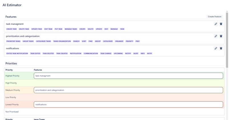 AI Estimator – screenshot 1