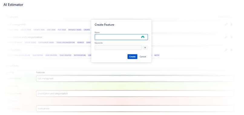 AI Estimator – screenshot 2