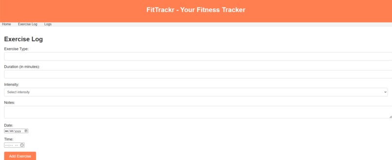 FitTrackr – screenshot 1