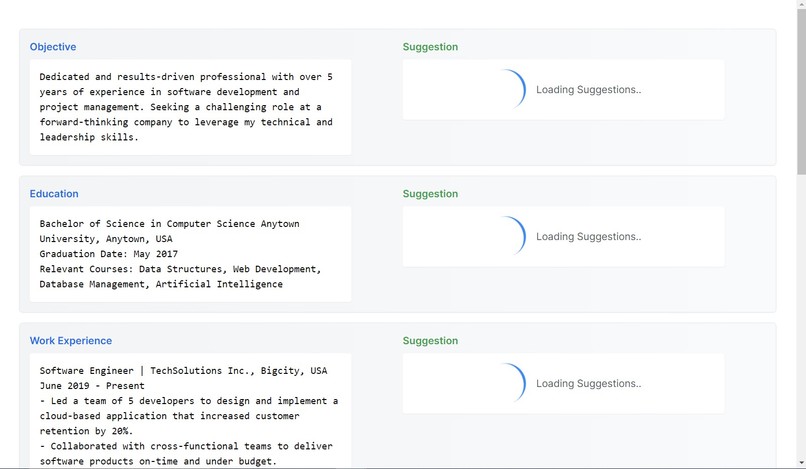 Resume Wizard – screenshot 1