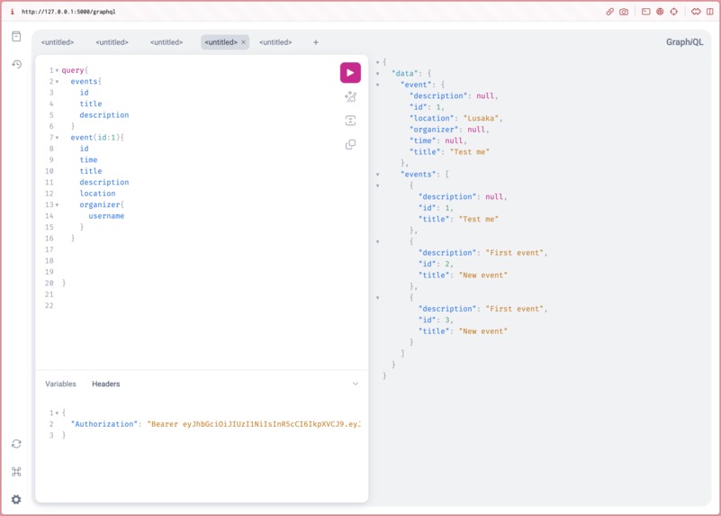 Community Assistance API – screenshot 3