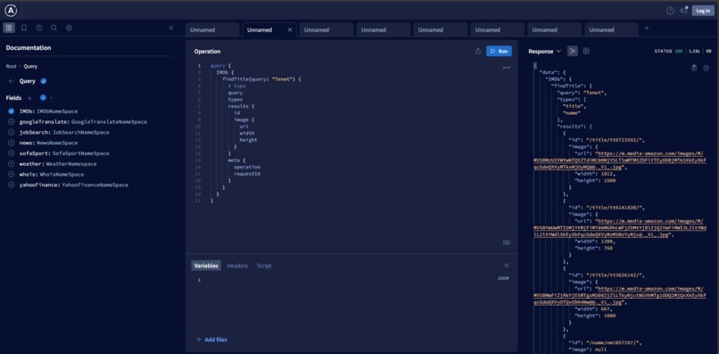 UniAPI – screenshot 3