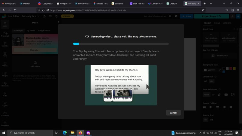 Education Based Infotainment Generated Using AI – screenshot 4