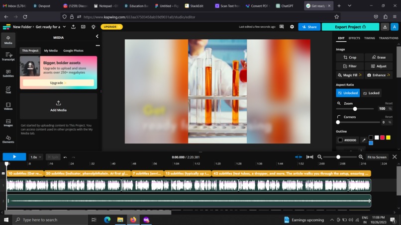 Education Based Infotainment Generated Using AI – screenshot 5