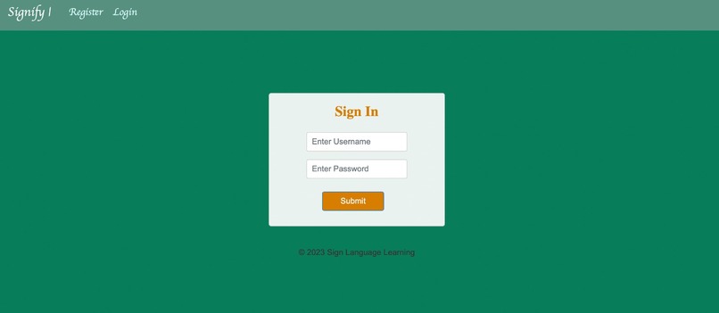 Signify – screenshot 1