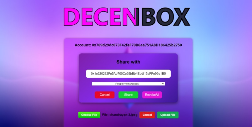 DecenBox – screenshot 4