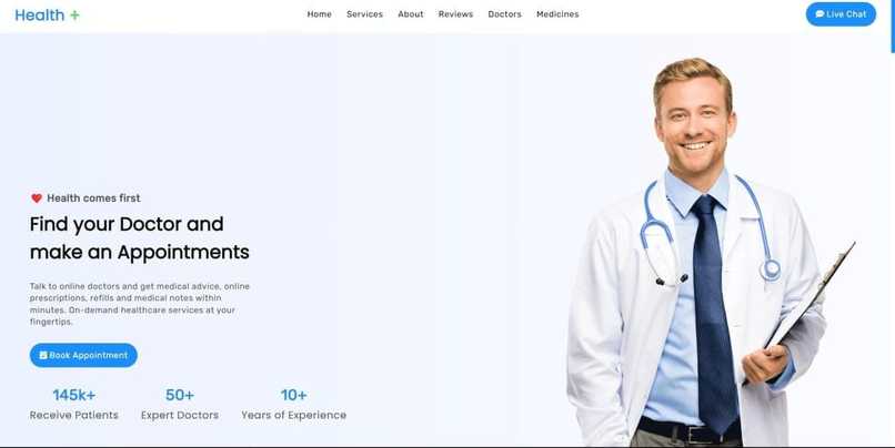 Modernization of health care industry. – screenshot 1