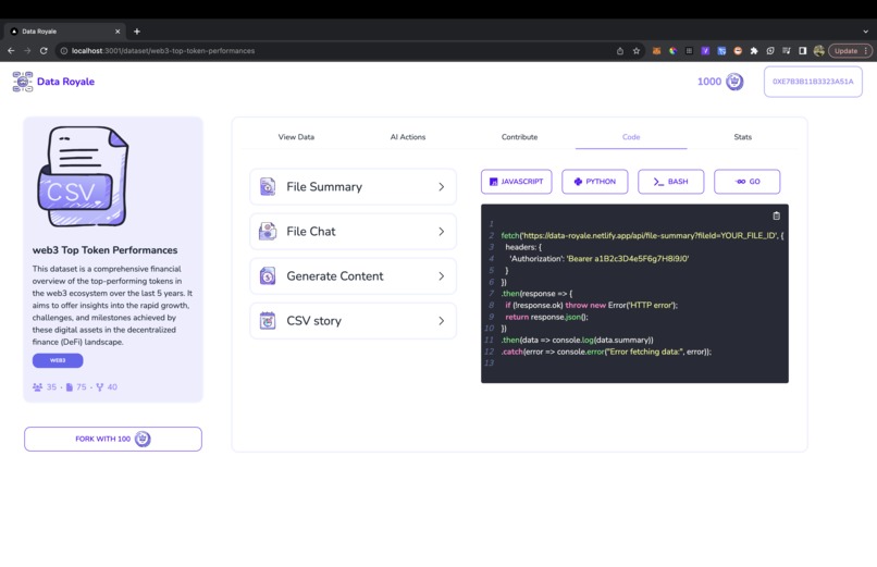 Data Royale – screenshot 1