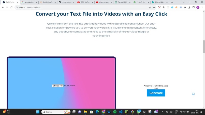 Pip My Script – screenshot 2