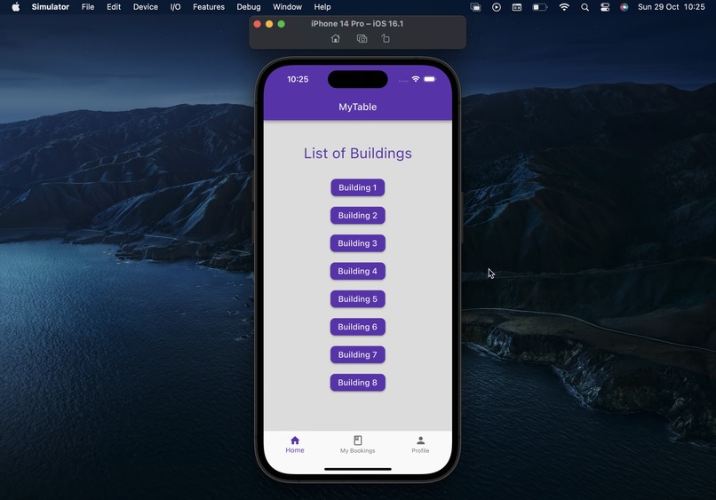 MyTable – screenshot 3