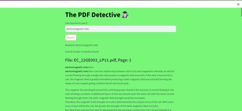 Web app for AI-Powered Information Management System. – screenshot 3