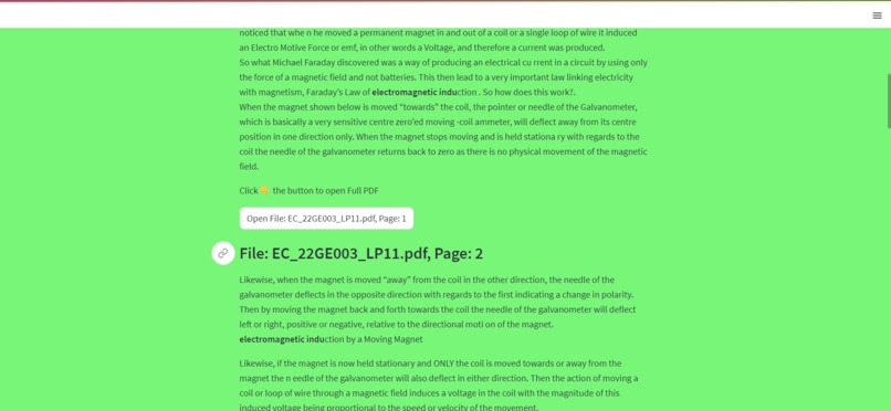 Web app for AI-Powered Information Management System. – screenshot 4