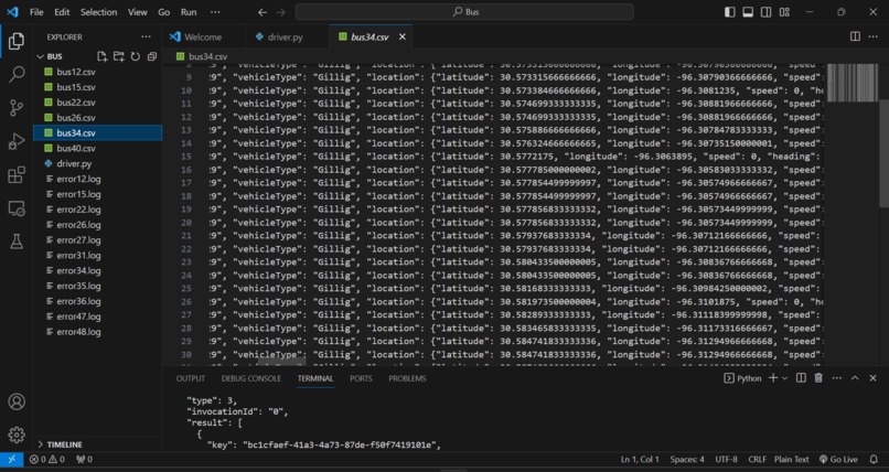 Texas A&M Bus Routes Dataset – screenshot 3