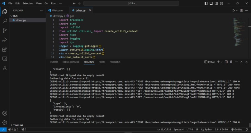Texas A&M Bus Routes Dataset – screenshot 6