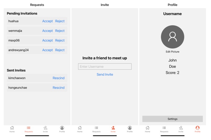 FriendshipApp – screenshot 2