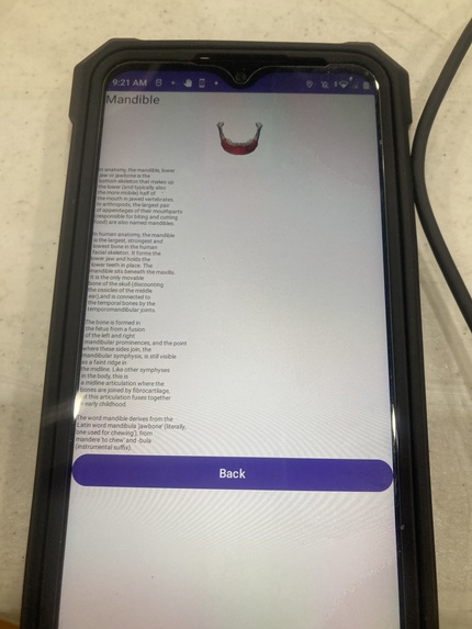 Human Skeleton Education App – screenshot 2