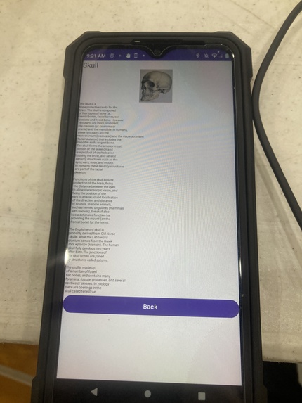 Human Skeleton Education App – screenshot 3