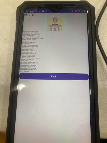 Human Skeleton Education App – screenshot 4