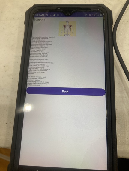 Human Skeleton Education App – screenshot 5