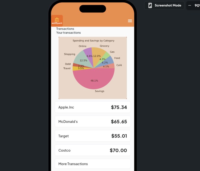 wellSpent – screenshot 3