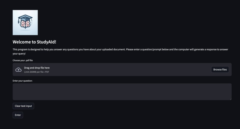 StudyAId – screenshot 1