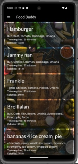 foodBuddy – screenshot 1