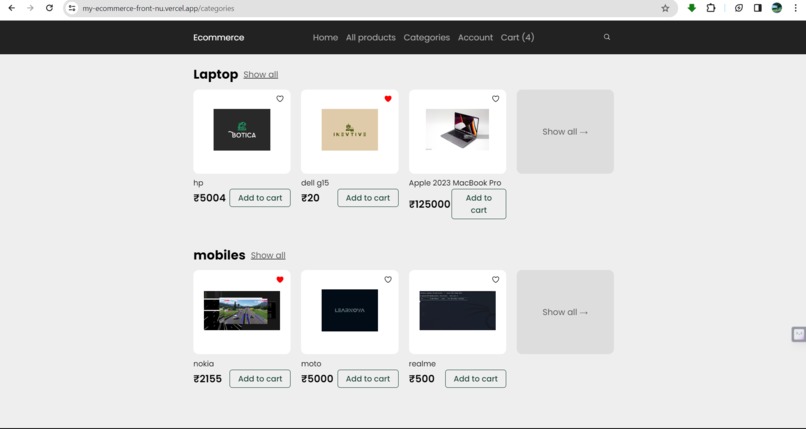 My-Commerce – screenshot 2