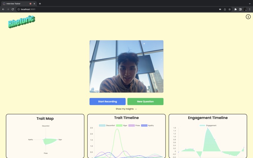 Rhetoric - AI Interview Prep – screenshot 1