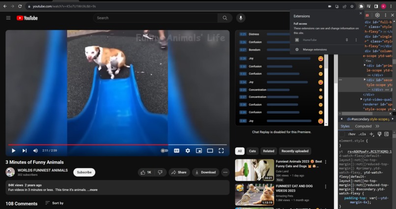 HumeTube – screenshot 2