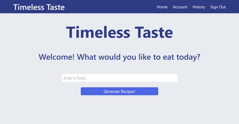 Timeless Taste – screenshot 1