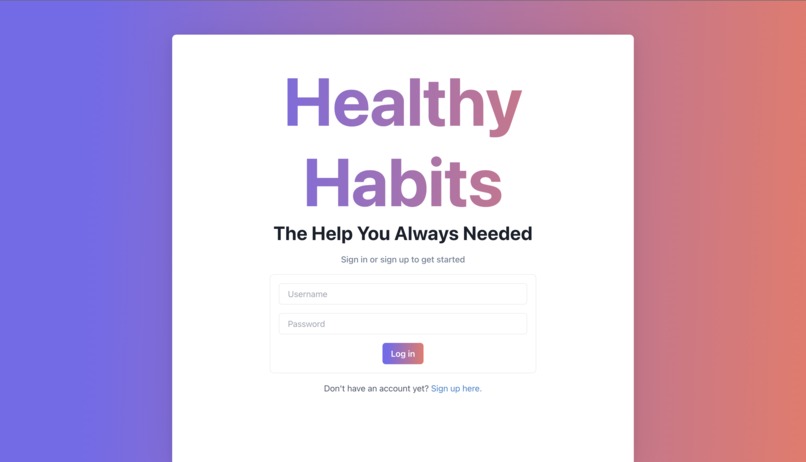 Healthy Habits – screenshot 1
