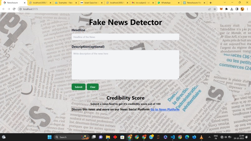NewsAssure – screenshot 1