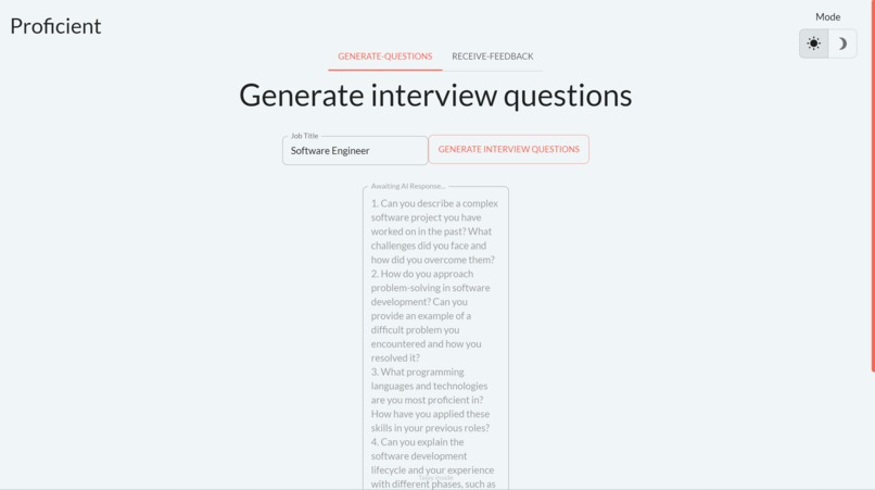 Proficient – screenshot 2