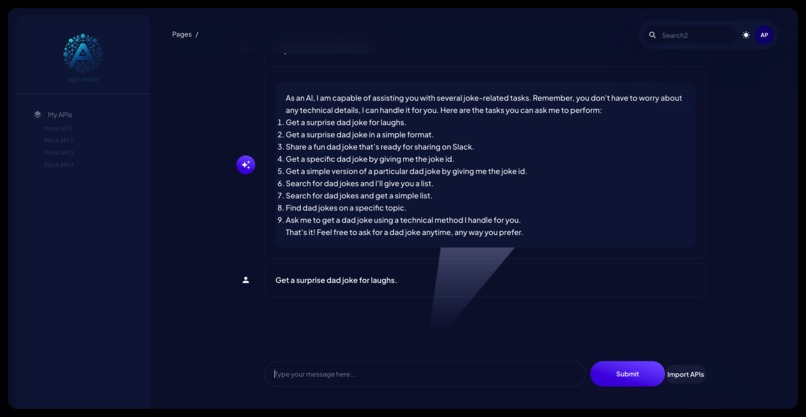 APIVerse – screenshot 2