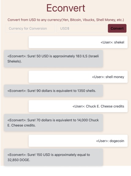 Econvert – screenshot 2