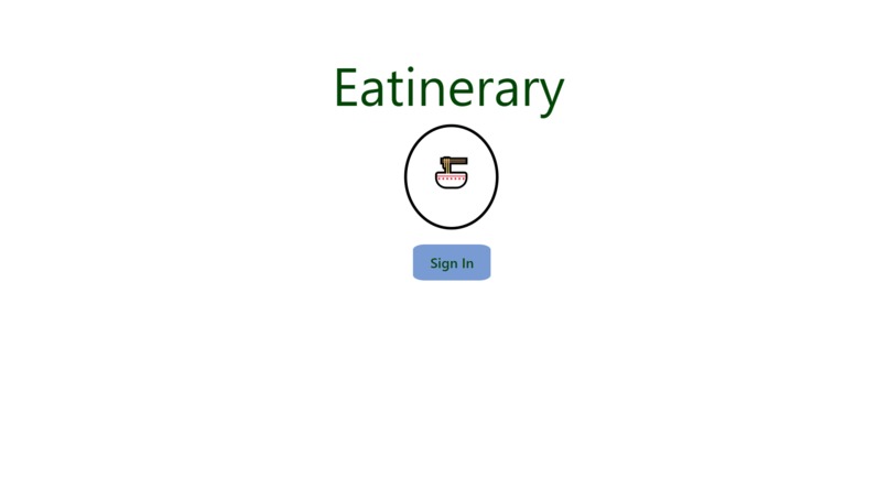 Eatinerary – screenshot 1