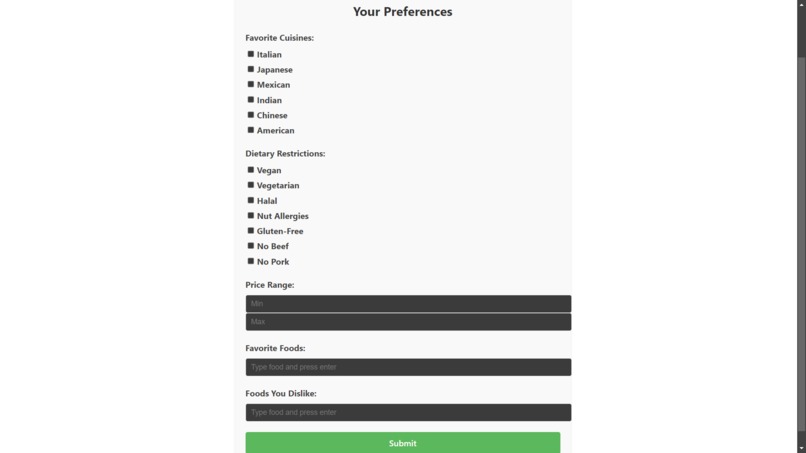 Eatinerary – screenshot 3