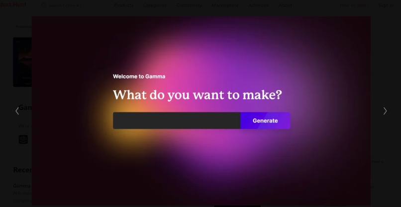 Gamma - A new medium for presenting ideas – screenshot 2