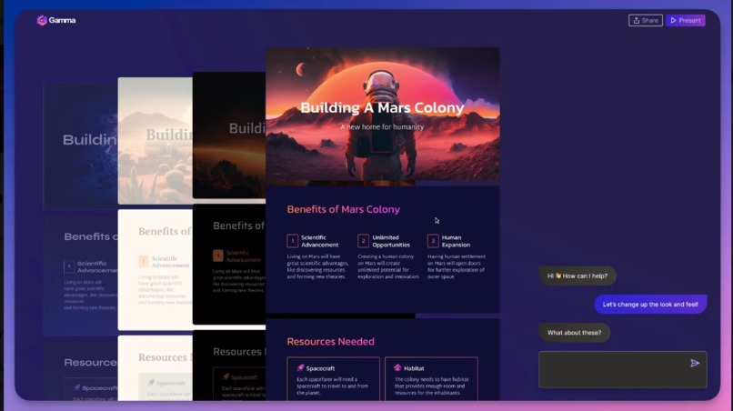 Gamma - A new medium for presenting ideas – screenshot 1