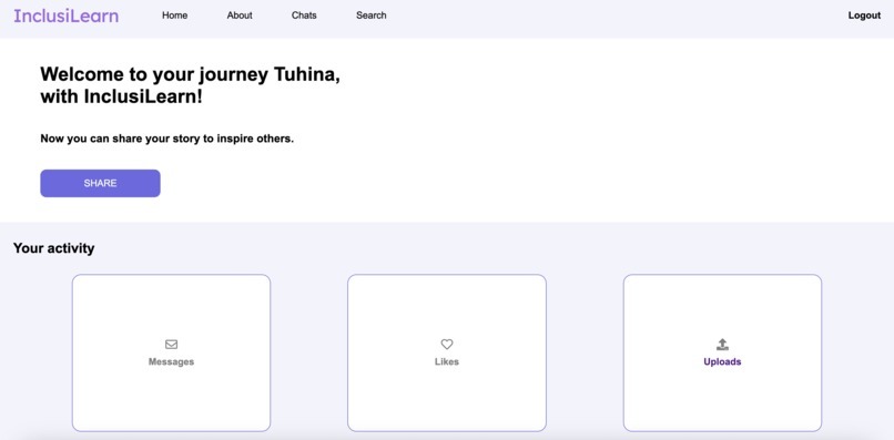 InclusiLearn – screenshot 1