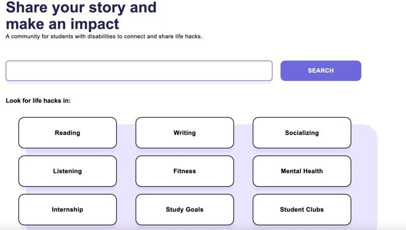InclusiLearn – screenshot 2