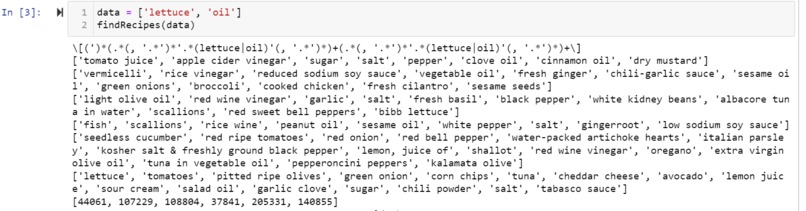 Recipe Recommender – screenshot 3