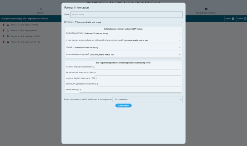 SHARE (Sexual Health Analytic Risk Educator) – screenshot 4