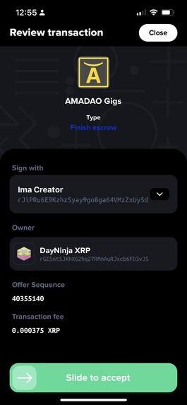 AMADAO Gig Pay – screenshot 3
